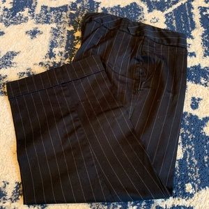 Crop Pinstripe Trouser